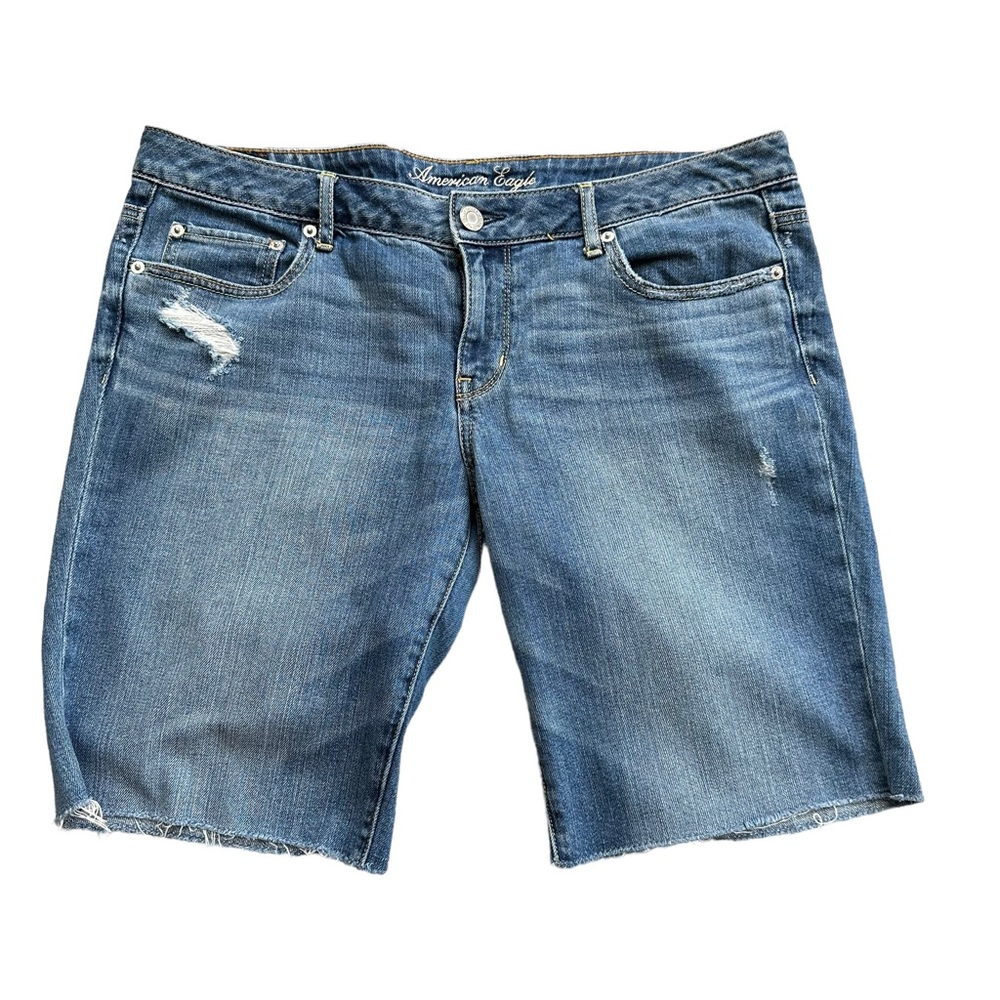 American Eagle Short Women's Size 14 Bermudas Jean Cut Off Short